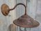 French Rusty Outdoor Barn Lamp Light, Image 4
