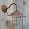 French Rusty Outdoor Barn Lamp Light, Image 2