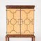 Birch and Velvet Cabinet by Otto Schulz for BOET, 1930s 5