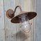 French Rusty Outdoor Barn Lamp Light, Image 4