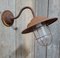 French Rusty Outdoor Barn Lamp Light, Image 3