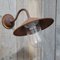 French Rusty Outdoor Barn Lamp Light, Image 11