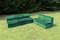 Vintage Velvet Modular Sofa, 1970s, Set of 5 5