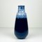 Vintage Blue Ceramic Vase Lava from Jasba, West Germany, 1960s 12