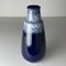 Vintage Blue Ceramic Vase Lava from Jasba, West Germany, 1960s 7