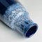 Vintage Blue Ceramic Vase Lava from Jasba, West Germany, 1960s 3