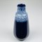 Vintage Blue Ceramic Vase Lava from Jasba, West Germany, 1960s 9