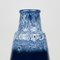 Vintage Blue Ceramic Vase Lava from Jasba, West Germany, 1960s 4