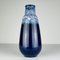 Vintage Blue Ceramic Vase Lava from Jasba, West Germany, 1960s 1
