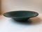 Cuenco Art Déco vintage de cerámica esmaltada en verde de Holbaek Keramik, Imagen 5