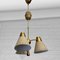 Mid-Century Modern Pendant Lamp by Einar Bäckström, 1950s 3
