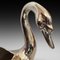 Early 20th Century Polished Brass Swan Jardinière, 1920s 9