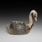 Early 20th Century Polished Brass Swan Jardinière, 1920s 1