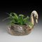 Early 20th Century Polished Brass Swan Jardinière, 1920s 2
