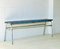 Industrial Blue Bench, 1960s 1