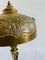 Lampada da tavolo Art Nouveau in bronzo attribuita a Georges Leleu, inizio XX secolo, Immagine 3
