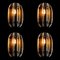 Lampade da parete vintage in acrilico, Germania, anni '80, set di 4, Immagine 13