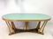 Vintage Italian Dining Table with Glass Top, 1940s, Image 2