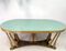 Vintage Italian Dining Table with Glass Top, 1940s 3