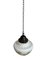 Antique Edwardian Church Painted Pendants in Satin Opaline Milk Glass, 1890s, Set of 2, Image 3