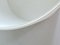 Mid-Century Italian Minimal Wall Sconces with Frosted Glass and Metal, 1960s, Set of 2, Image 4