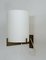 Mid-Century Italian Minimal Wall Sconces with Frosted Glass and Metal, 1960s, Set of 2, Image 2