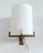 Mid-Century Italian Minimal Wall Sconces with Frosted Glass and Metal, 1960s, Set of 2, Image 10