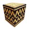 Kuba Tan Cube Stool 1