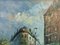 Alain, Parisian Flower Market, 1960s, Oil on Wood, Image 9