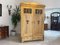 Art Nouveau Farmhouse Cabinet in Natural Wood 10