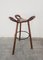 Brutalist Bar Stool in Oak, 1970s 7