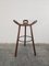 Brutalist Bar Stool in Oak, 1970s 2