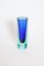 Small Blue Murano Block Vase from Seguso, 1960s 1