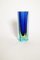 Small Blue Murano Block Vase from Seguso, 1960s 4