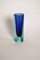 Small Blue Murano Block Vase from Seguso, 1960s 5