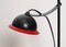 Minimalist Black and Red Desk Lamp by Schweitzer, 1980s 12