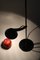 Minimalist Black and Red Desk Lamp by Schweitzer, 1980s 13