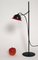 Minimalist Black and Red Desk Lamp by Schweitzer, 1980s 14