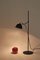 Minimalist Black and Red Desk Lamp by Schweitzer, 1980s 6
