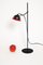 Minimalist Black and Red Desk Lamp by Schweitzer, 1980s 15