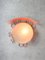 Mid-Century Italian Pink Wall Lamp, 1960s 6
