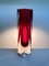 Vase Bloc en Verre de Murano Technique Sommerso avec Taille à Facettes par Flavio Poli pour Seguso, Italie, 1960s 3