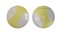 Glas Wandlampen von Leucos, 1970er, 2er Set 1