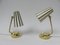 Italian Brass Bedside Lamps, 1950s, Set of 2, Image 2