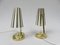Italian Brass Bedside Lamps, 1950s, Set of 2, Image 4