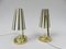 Lampes de Chevet en Laiton, Italie, 1950s, Set de 2 4