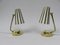 Italian Brass Bedside Lamps, 1950s, Set of 2 1
