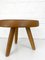 Niedriger Berger Hocker aus Eschenholz von Charlotte Perriand für Steph Simon Paris, 1950er 11