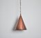 Cone Shaped Handmade Copper Pendant, 1970s, Image 2