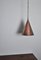Cone Shaped Handmade Copper Pendant, 1970s, Image 6